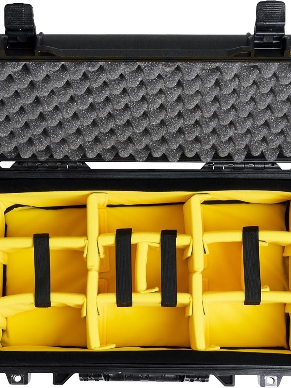 Protective Gear Case with Yellow Foam Dividers - Home Storage PELICAN